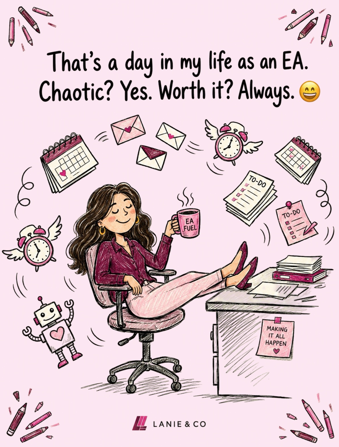A day in the life of an Executive Assistant